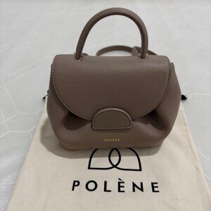 polene Numéro Un Nano Edition Textured Taupe